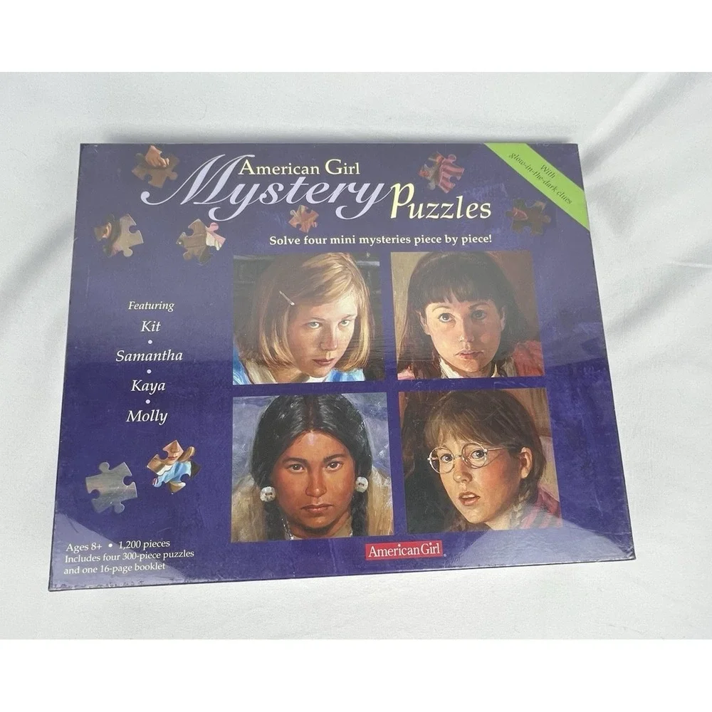 UNOPENED American Girl Mystery 4 Puzzle and Book 2005 new COLLECTIBLE Free Ship!